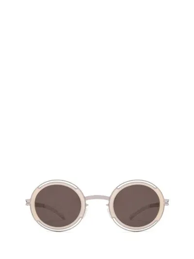 Mykita Sunglasses In A89-shiny Silver/blonde