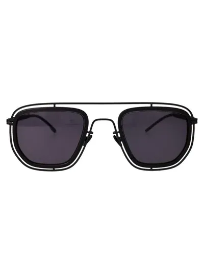 Mykita Sunglasses In Mh6-pitch Black/black