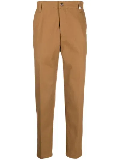 Myths Drawstring Straight-leg Trousers In Neutrals