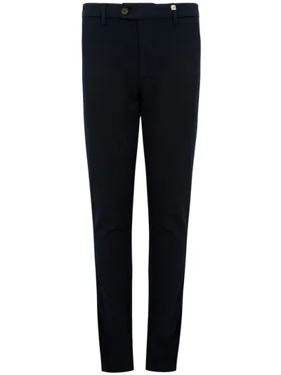 Myths Skinny Pants In Viscose Blend In Blue