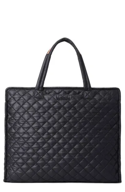 Mz Wallace Large Box Tote Ii In Black