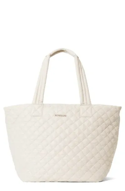 Mz Wallace Medium Metro Deluxe Tote In Sandshell