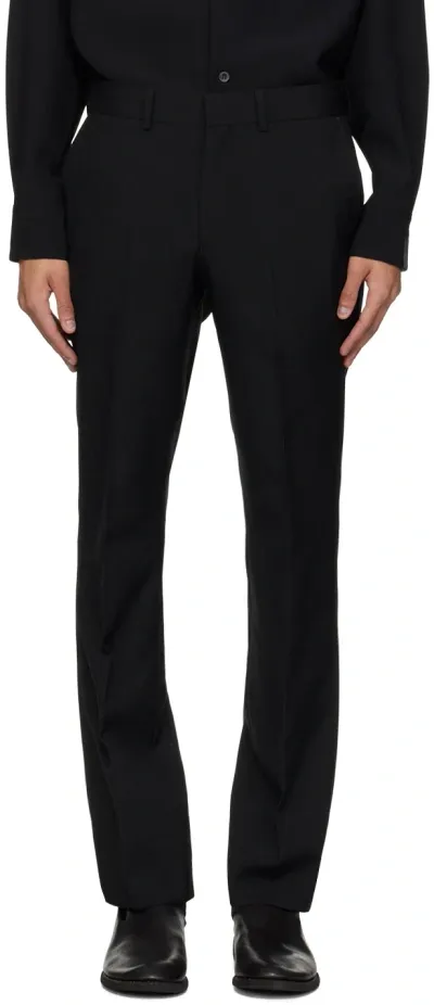 N.hoolywood Black Slim-fit Trousers