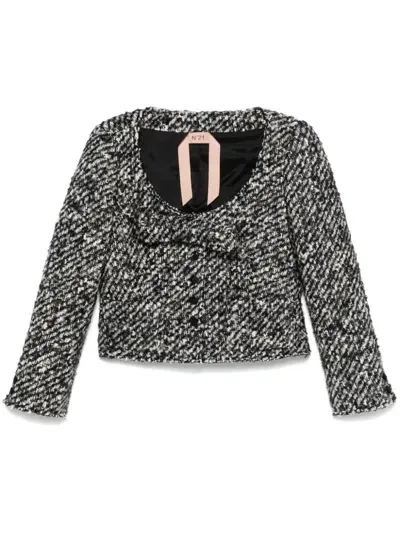 N°21 Bouclé Jacket In Black