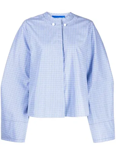 Nackiyé Breathtake Plaid-check Print Shirt In Blue