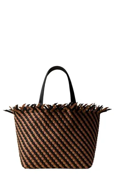 Naghedi Havana Medium Tote Striped Algarve