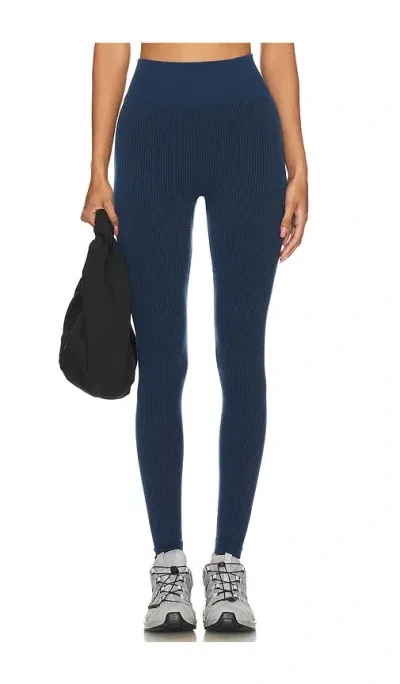 Nagnata Demi Wool Legging In Ocean Blue