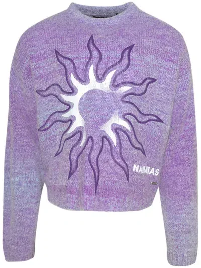 Nahmias Gradient Sun Sweater In Purple