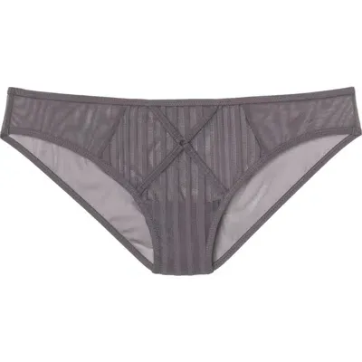 Naia Holly Bikini Panties In Dark Grey