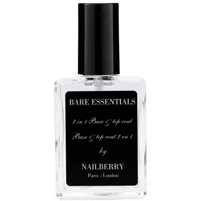 Nailberry Bare Essentials 2 In 1 Base & Top Coat In White