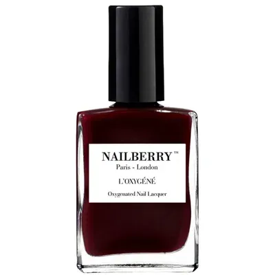 Nailberry L'oxygene Nail Lacquer Noirberry In Burgundy