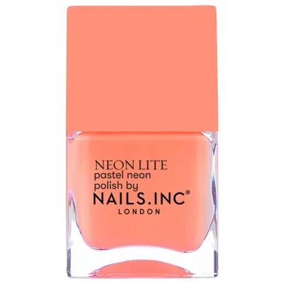 Nails Inc Brighton Grove Neon Lite Nail Polish 14ml In White