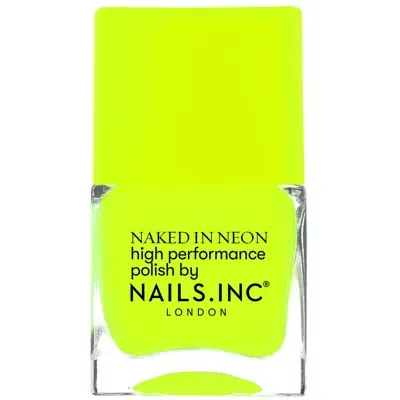 Nails Inc Knightriders Street Neon Lite Nail Polish 14ml In White