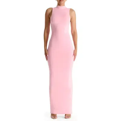 Naked Wardrobe Bae-sic Sleeveless Dress In Pink