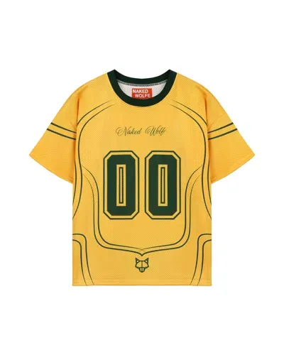 Naked Wolfe Man Naked Wolfe Jersey Top Yellow