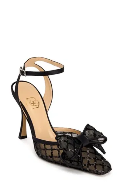 Nalebe Dimante Ankle Strap Pump In Black