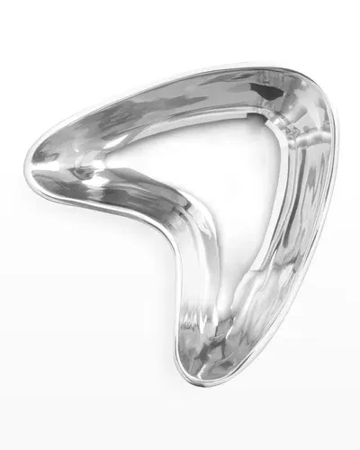 Nambe Boomerang Bowl In Silver