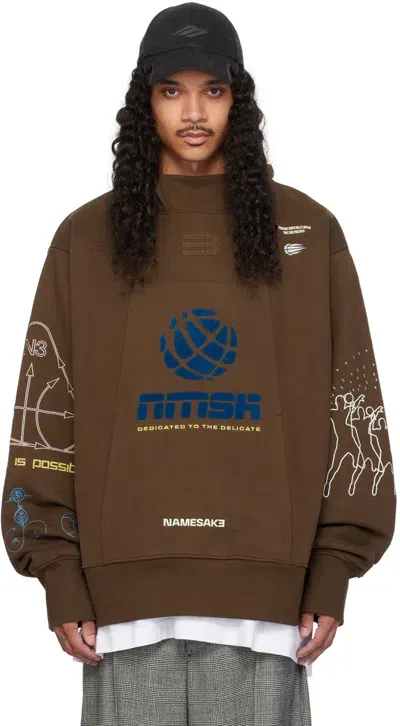 Namesake Brown Sava Hoodie In Sofa Brown