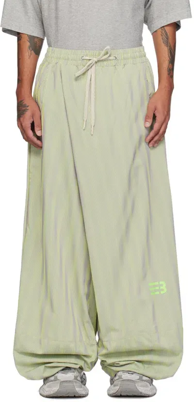 Namesake Green Lamar Carrot Wide Trousers In Purple Haze