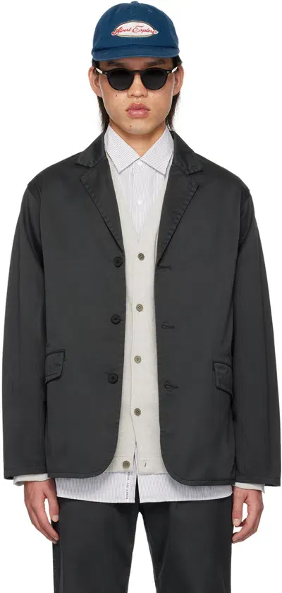 Nanamica Gray Tailored Blazer In H Gray