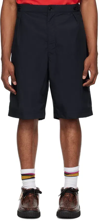 Nanamica Navy Deck Shorts In N Navy