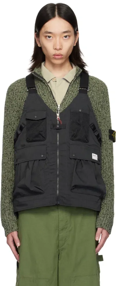 Nanga Black Field Vest In Blk