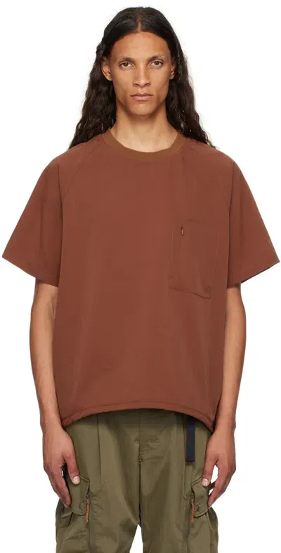 Nanga Brown Dot Air Comfy T-shirt