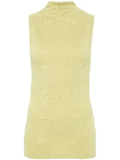 Nanushka Annyka Tank Top In Pistachio