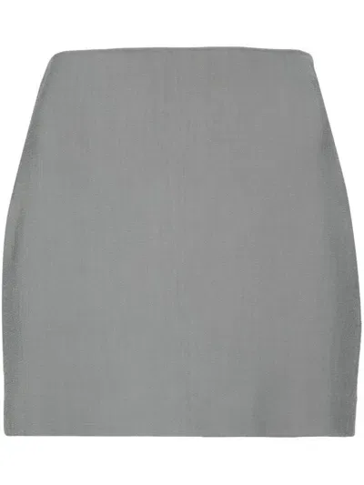 Nanushka Briel Mini Skirt In Grey