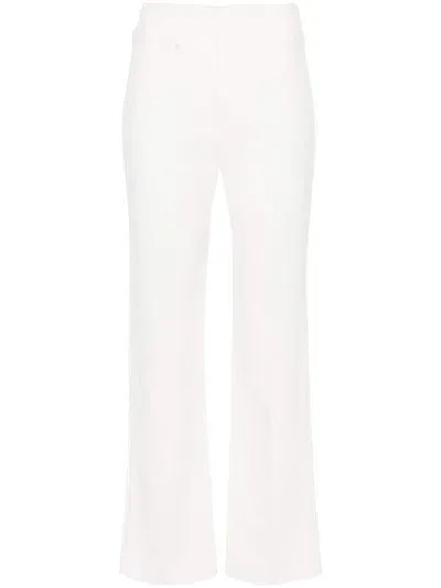 Nanushka Erinna Slim-cut Tailored Trousers In White