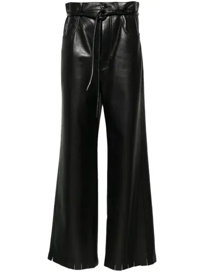 Nanushka Harlee Wide-leg Trousers In Black