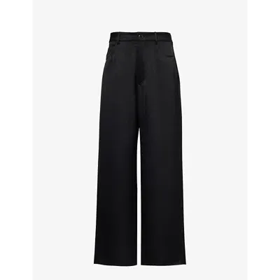 Nanushka Josine Wide-leg Trousers In Black