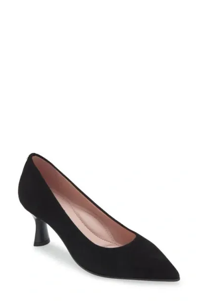 Naot Margot Pointed Toe Pump In Black Classic Suede