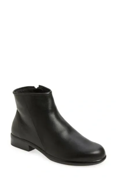 Naot Norther Bootie In Water Resistant Black Leather