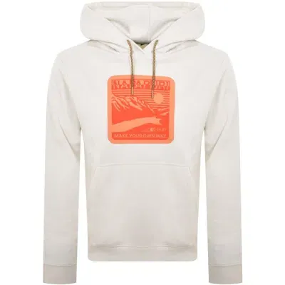 Napapijri B Boyd Hoodie Off White