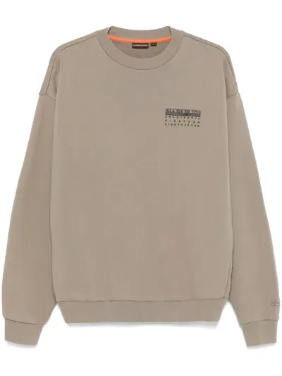 Napapijri Premium Sweatshirt In Neutrals