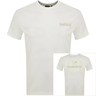 Napapijri S Kander T Shirt White