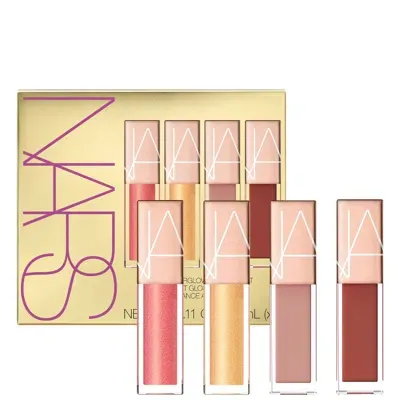 Nars Mini Afterglow Lip Shine Set In White