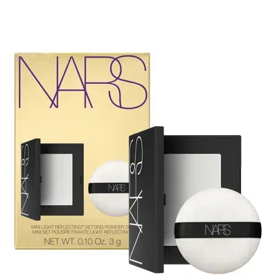 Nars Mini Light Reflecting Setting Powder And Puff Duo In White