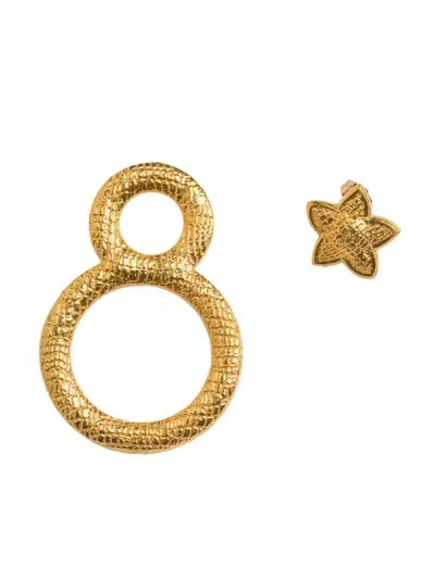 Natia X Lako Number 8 Earrings In Gold