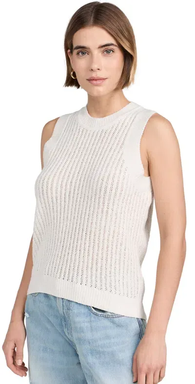 Nation Ltd Elliana Pullover Vest Porcelain In Beige