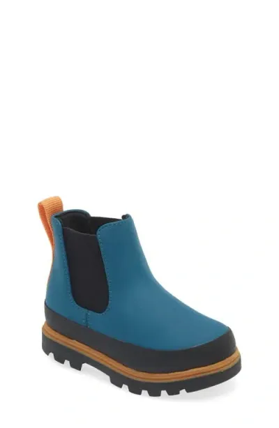 Native Shoes Kids' Kensington Water Resistant Chelsea Boot In Blue/black/orange