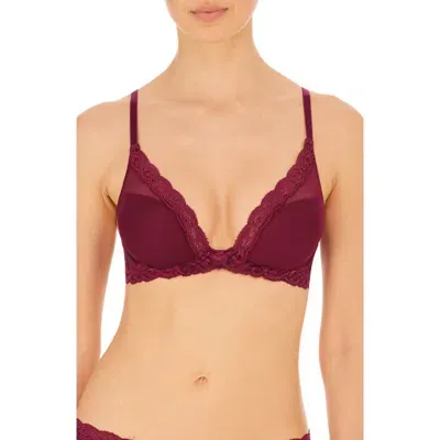 Natori Feathers Plunge T-shirt Bra In Crushed Velvet