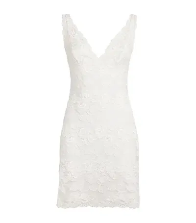 Natori Lace Slip Dress In White