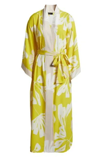 Natori Palma Robe In Chartreuse