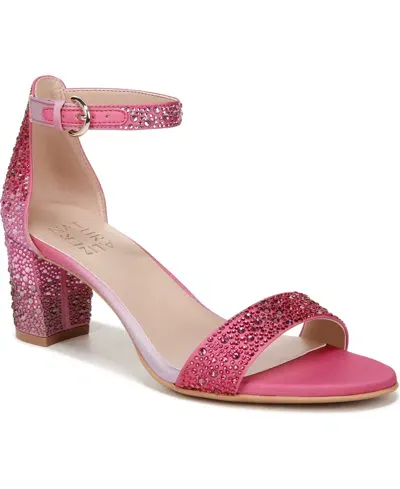 Naturalizer Limited Edition Vera Ankle Strap Dress Sandals In Pink