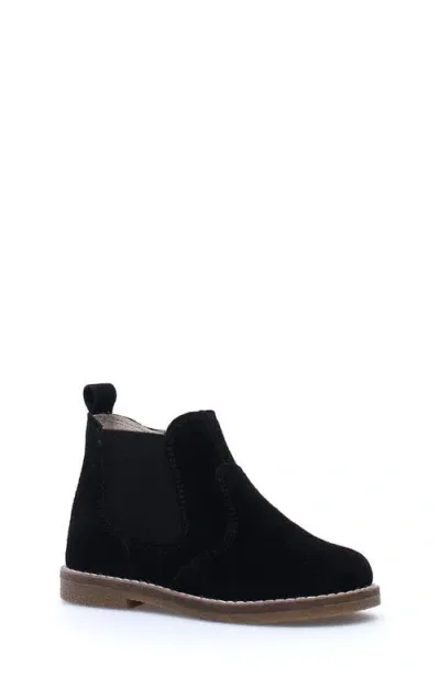 Naturino Kids'  Arthur Chelsea Boot In Black Suede