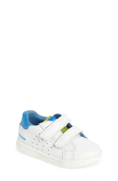 Naturino Kids' Falcotto Sneaker In White-oltremare-lime