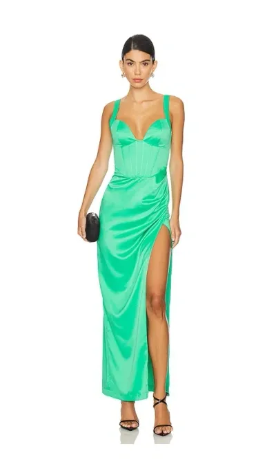 Nbd Elodie Maxi Dress In Green