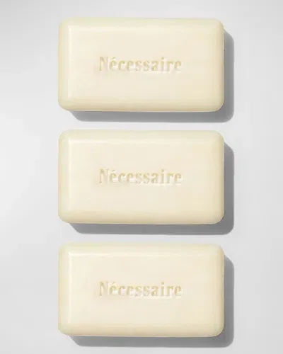 Necessaire The Body Exfoliant Bar Trio In White